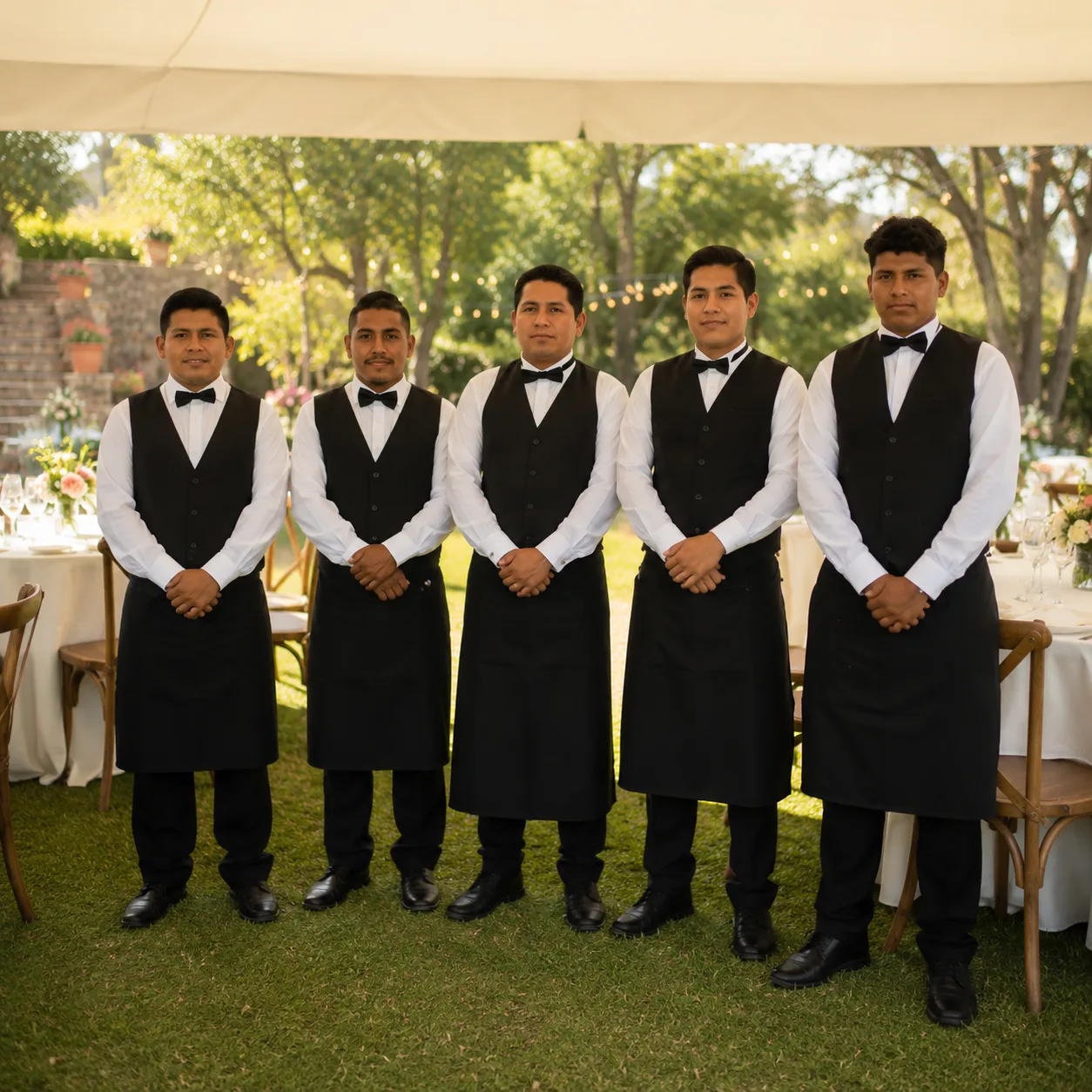 Mesero profesional atendiendo evento en CDMX - foto 2