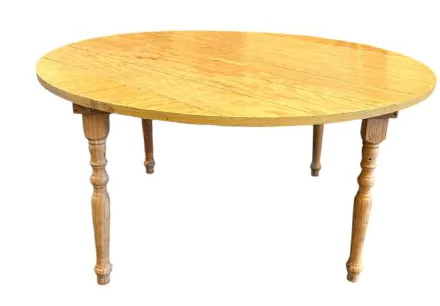 Mesa redonda natural