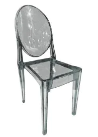 Silla Ghost negra
